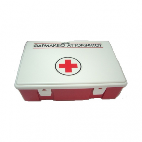 Maxicco Φαρμακείο Αυτοκινήτου Πλαστικό Κουτί Χωρίς Εξοπλισμό Κατάλληλο για Πρώτες Βοήθειες, 1 τεμάχιο